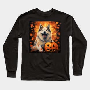 Akita Halloween Long Sleeve T-Shirt